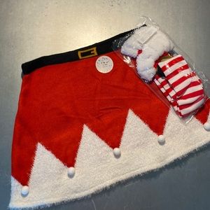 1X ugly sweater skirt.  Santa theme NWT